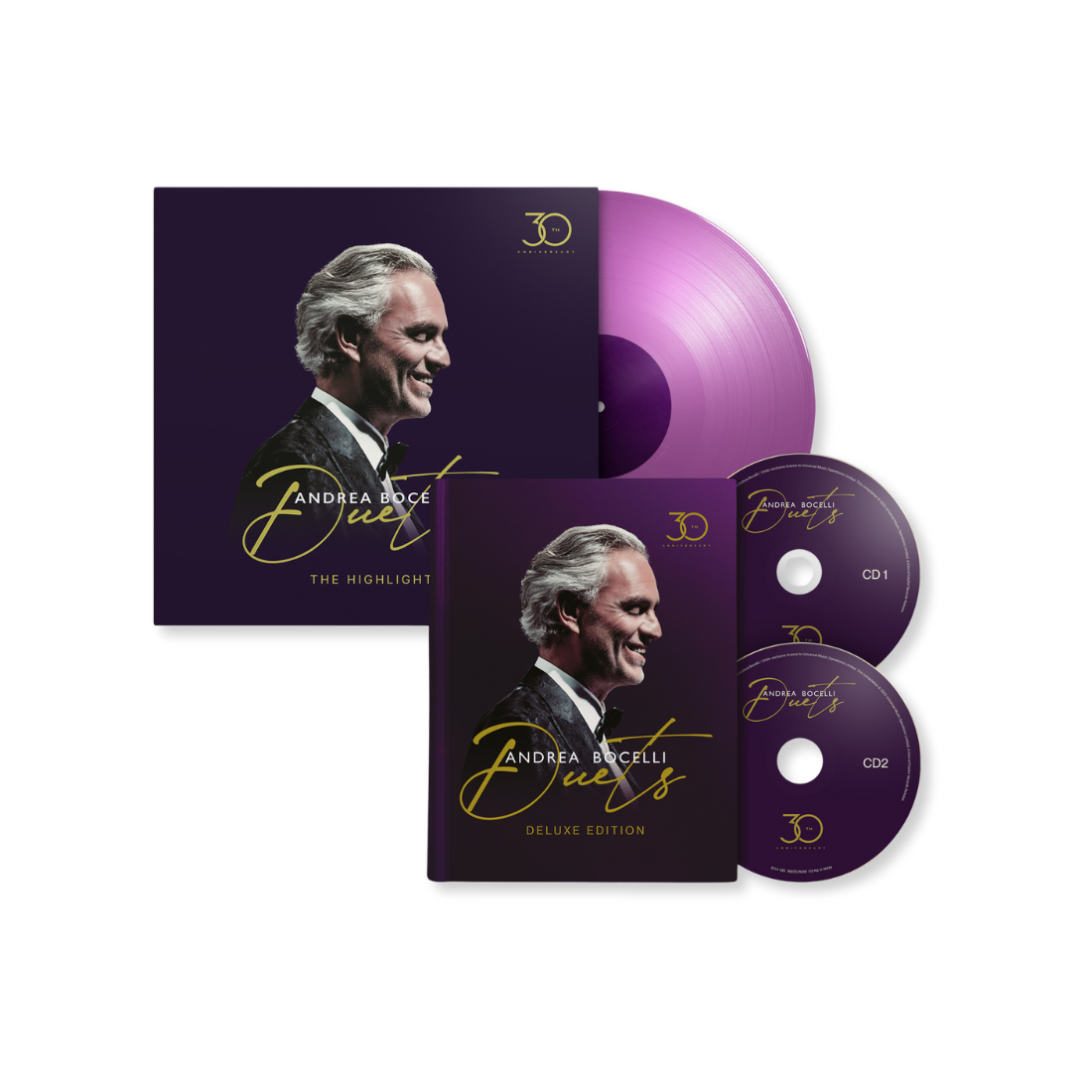 Duets - 30th Anniversary: Deluxe Hardcover Book + Exclusive Purple Vin ...