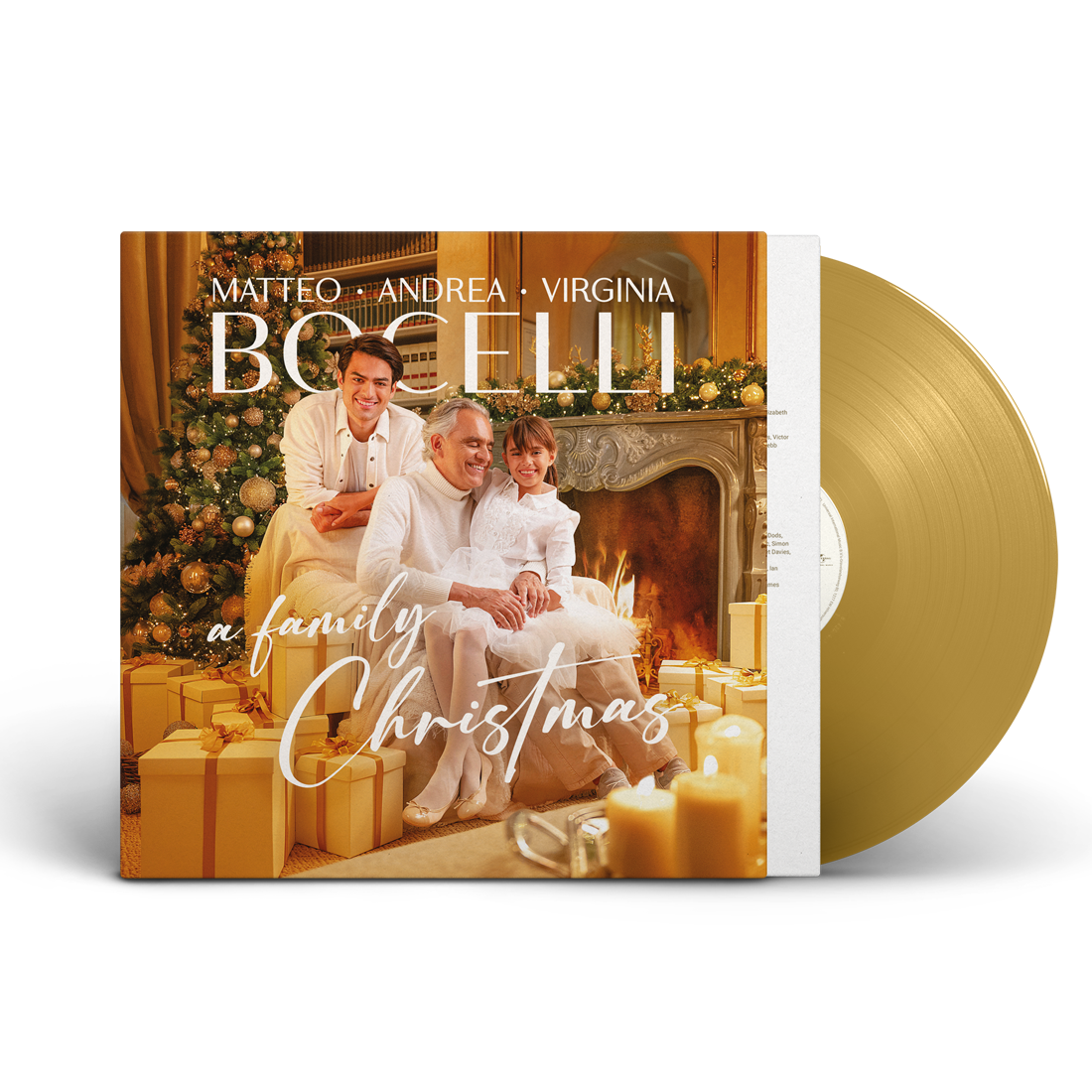 Andrea Bocelli - A Family Christmas: Exclusive Gold Vinyl LP