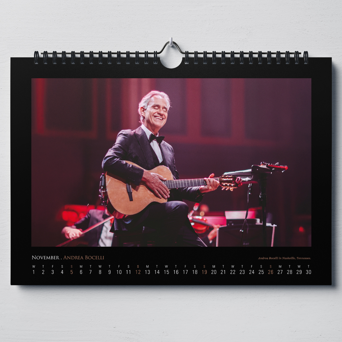 Andrea Bocelli - Andrea Bocelli 2026 Calendar
