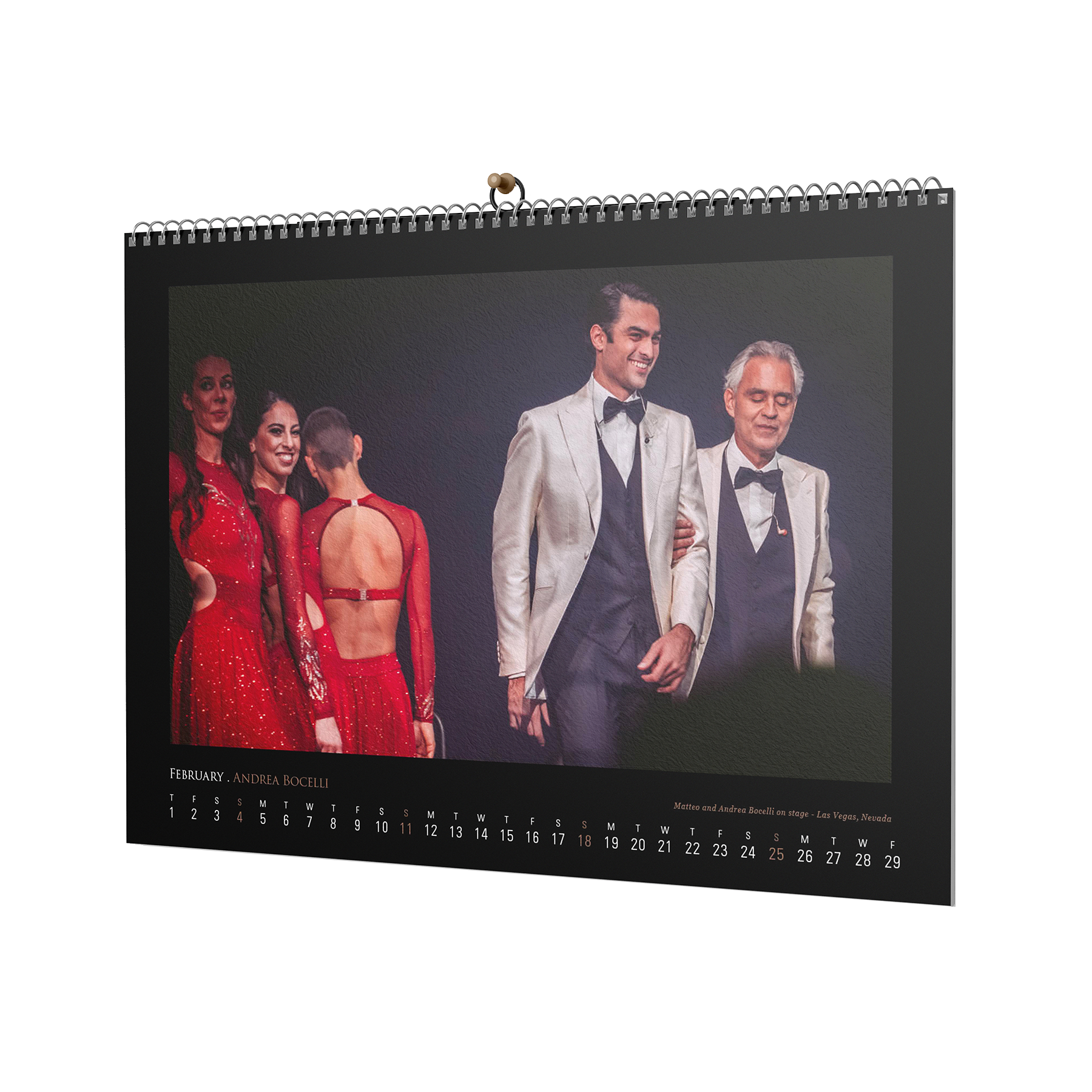 Andrea Bocelli - Andrea Bocelli Official 2024 Calendar