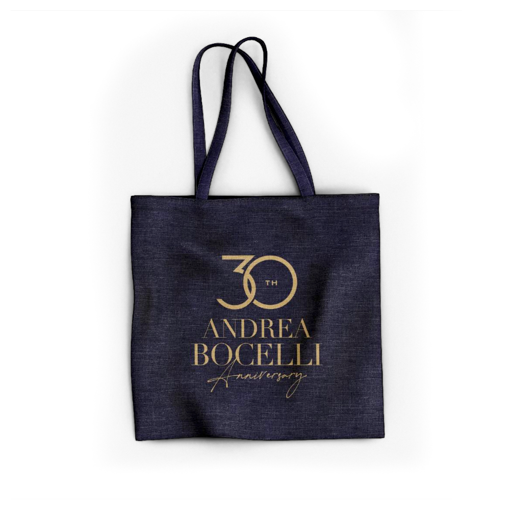 Andrea Bocelli 30th Anniversary Tote Bag - Andrea Bocelli Official Store