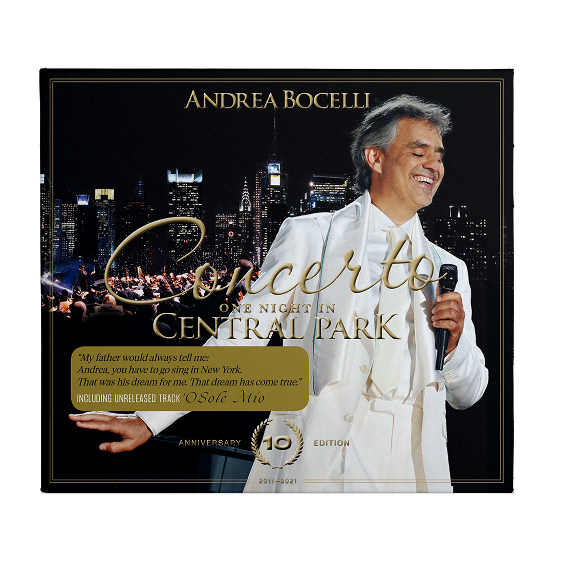 Andrea Bocelli - Concerto: One night in Central Park - 10th Anniversary Edition CD