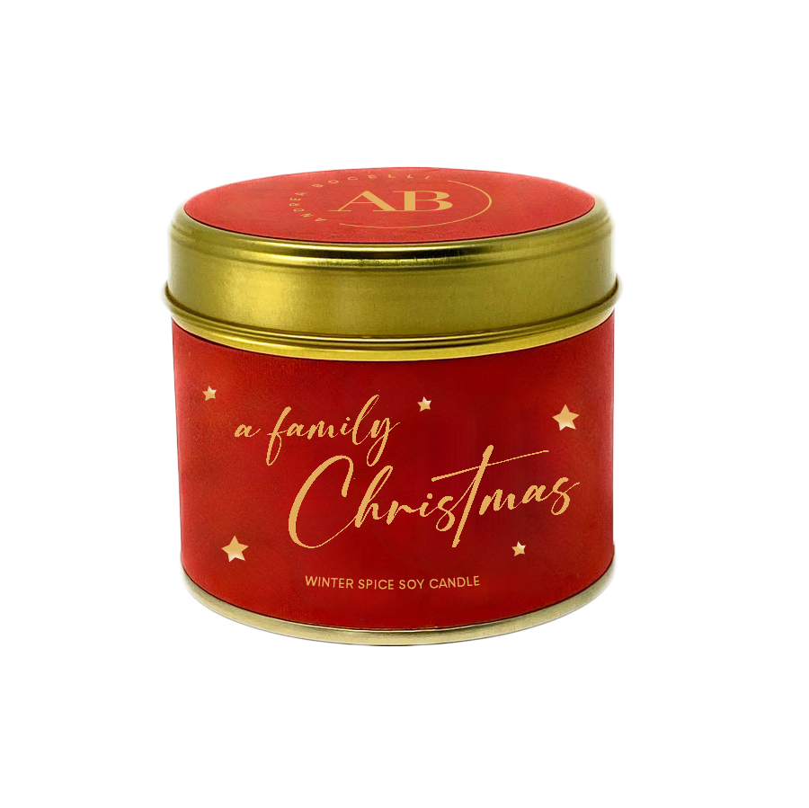Andrea Bocelli - A Family Christmas Winter Spice Candle